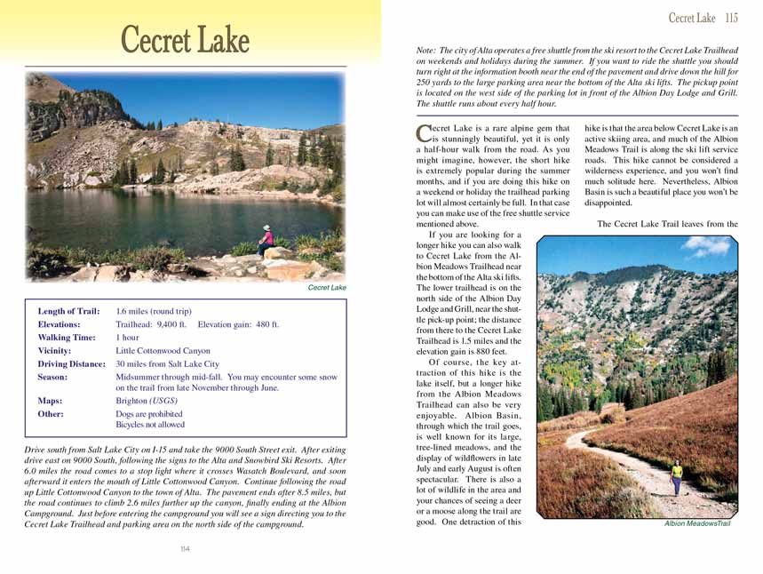 Cecret Lake,Utah